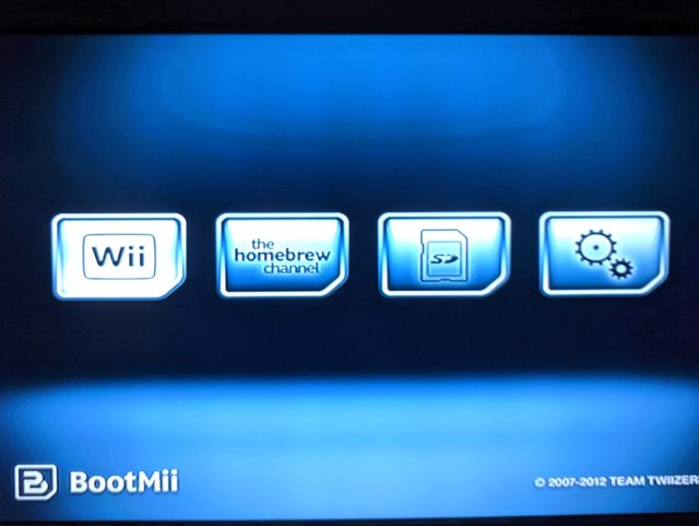 BootMii Main Screen
