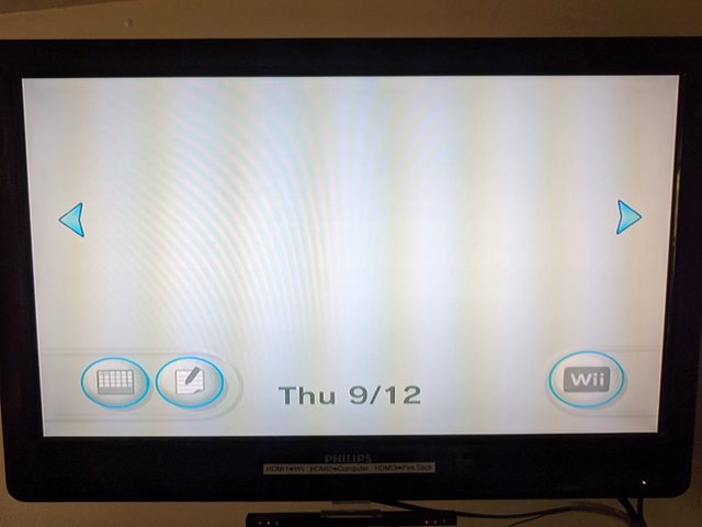 Wii Mail Screen